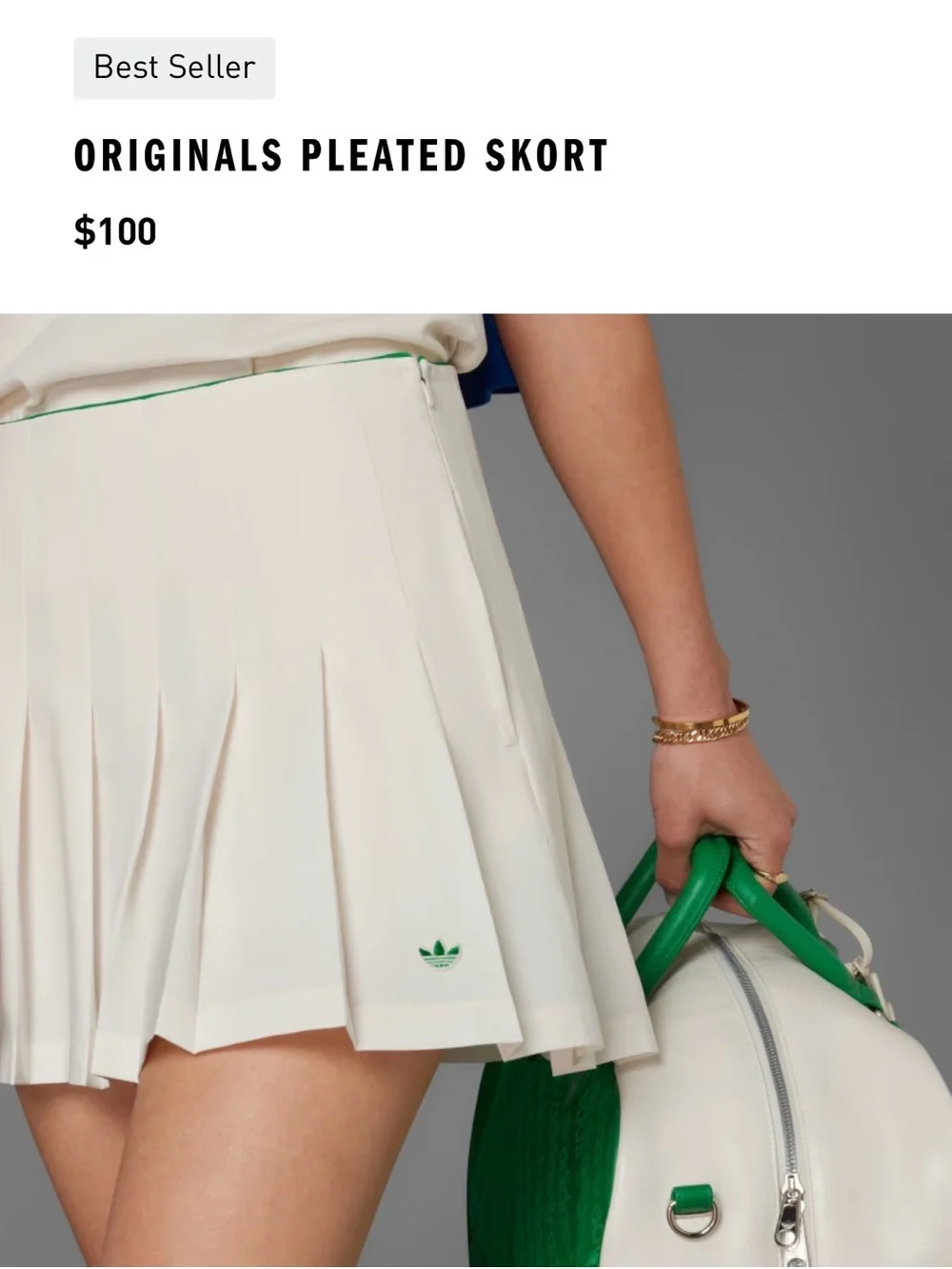 New - Adidas Golf / Tennis / Pleated Skirt - Picture 1 of 6